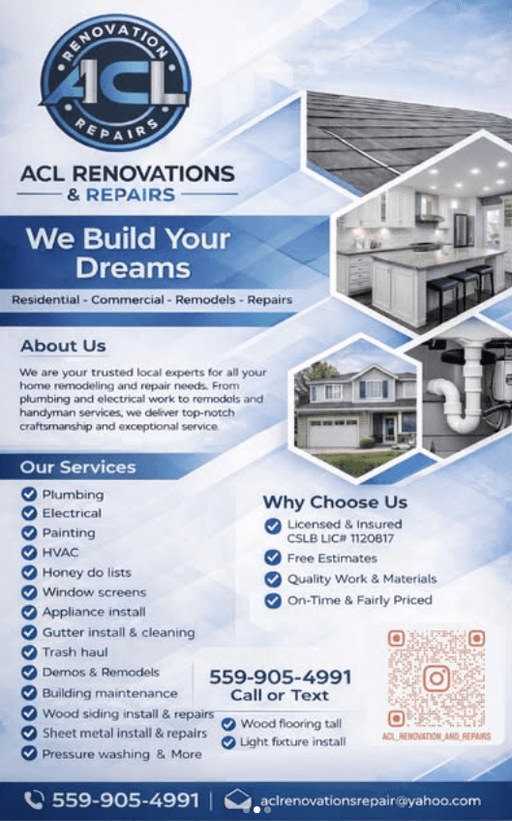 ACL Renovations & Repairs